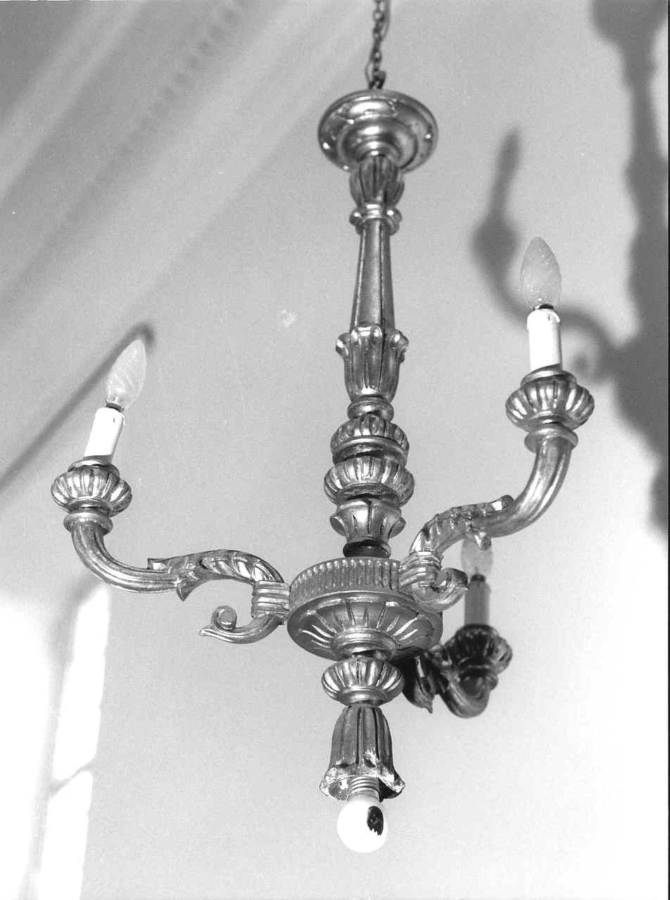 lampadario - a bracci, serie - bottega italiana (sec. XIX)