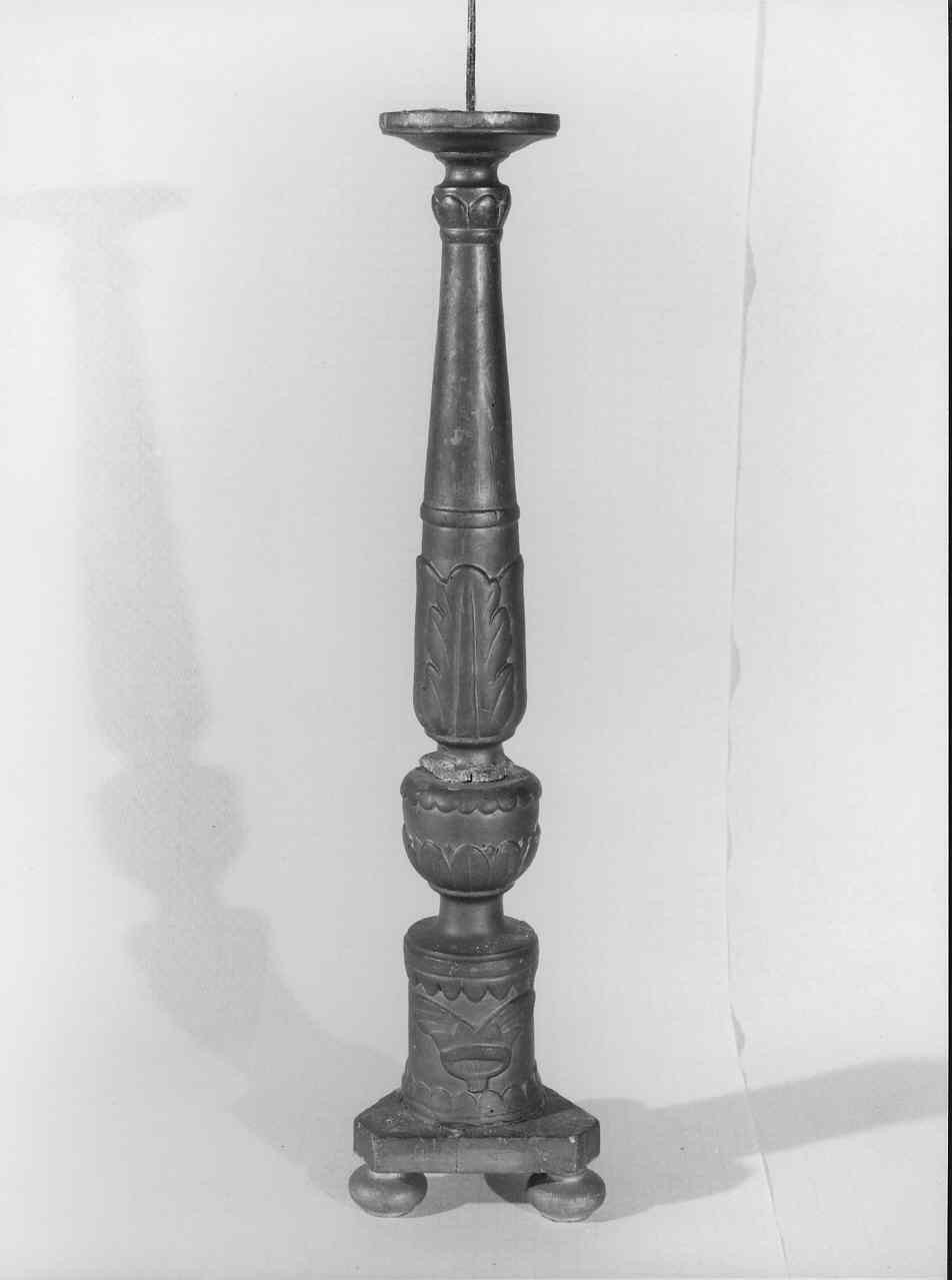 candeliere, serie - bottega ligure (fine sec. XIX)