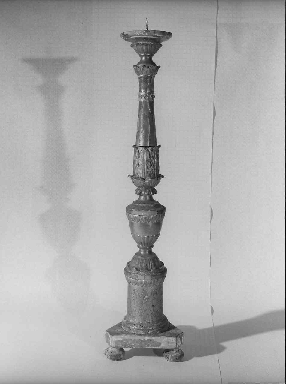 candeliere, serie - bottega italiana (sec. XIX)