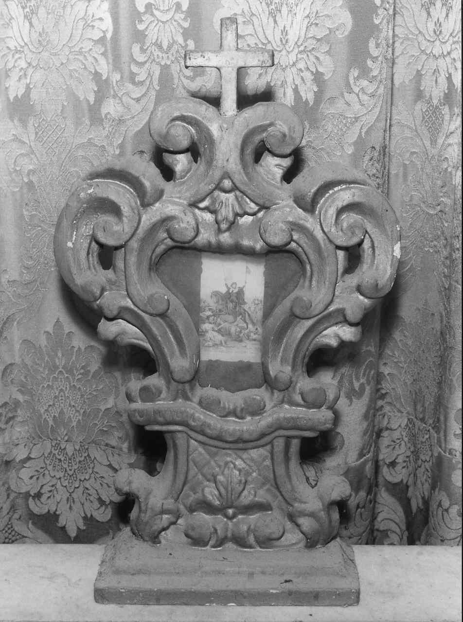 reliquiario - a castone, serie - bottega italiana (sec. XIX)