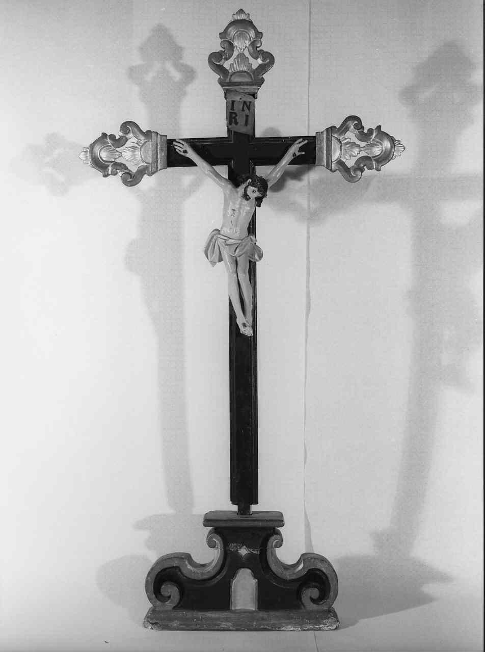 croce d'altare, opera isolata - bottega italiana (sec. XIX)
