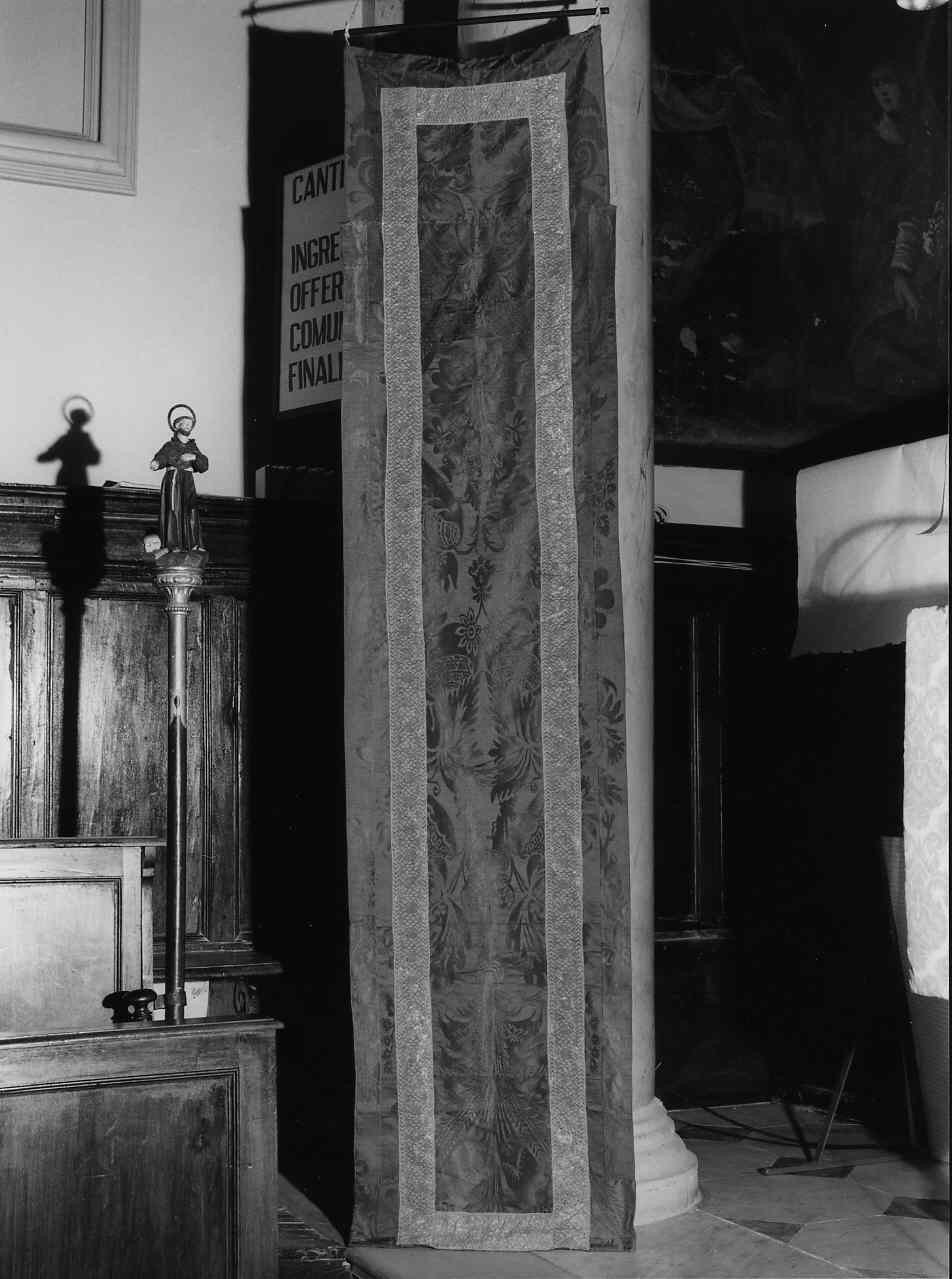 tessuto, opera isolata - manifattura ligure (seconda metà sec. XIX)