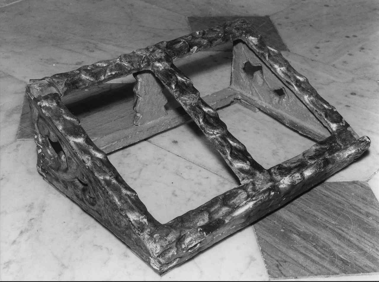 leggio da tavolo, opera isolata - bottega ligure (seconda metà sec. XIX)