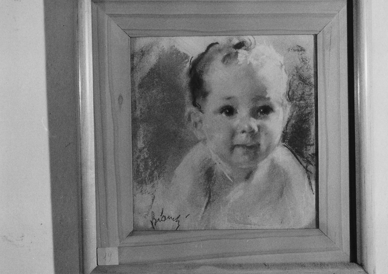 ritratto di bambino (dipinto, opera isolata) di Bianchi Alberto (prima metà sec. XX)