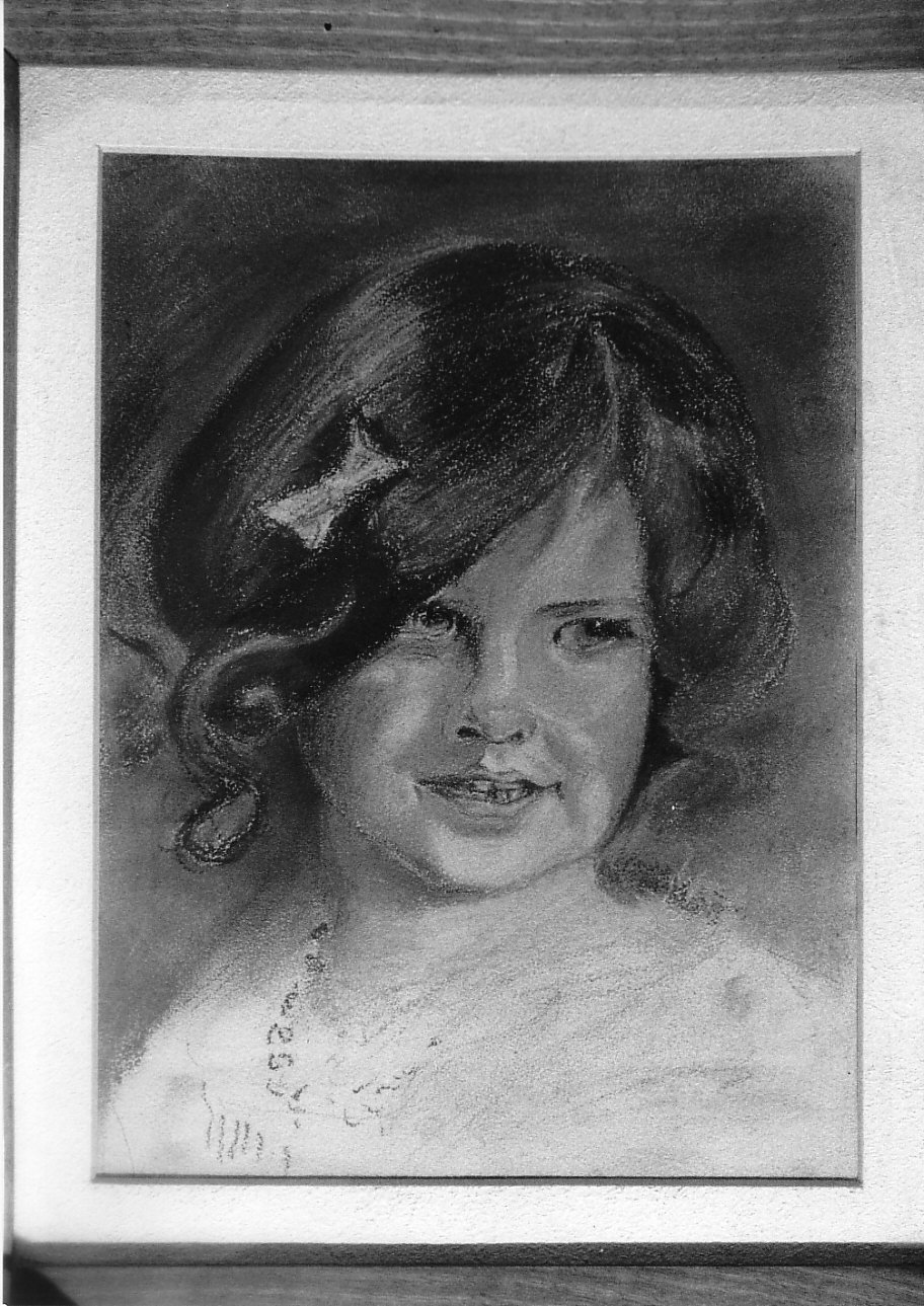 ritratto di bambino (dipinto, opera isolata) - ambito tedesco (prima metà sec. XX)