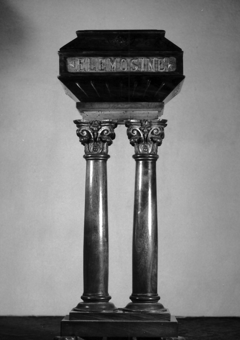 cassetta per elemosine, opera isolata - bottega Italia settentrionale (ultimo quarto sec. XIX)