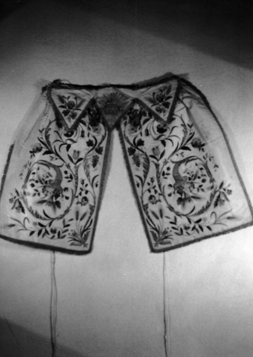 conopeo di tabernacolo, opera isolata - manifattura italiana (prima metà sec. XIX)