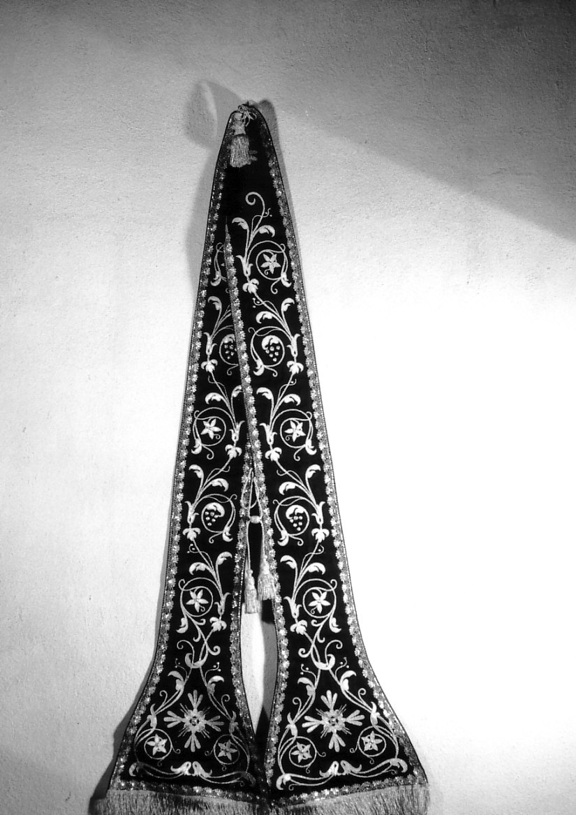 stola, opera isolata - manifattura italiana (sec. XIX)