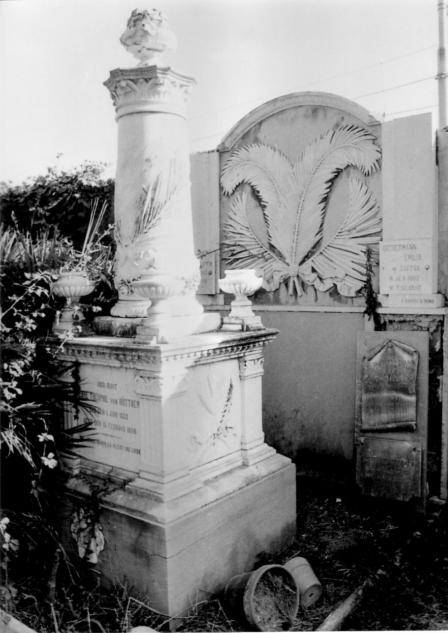 cippo, opera isolata di Ghersi Filippo (ultimo quarto sec. XIX)