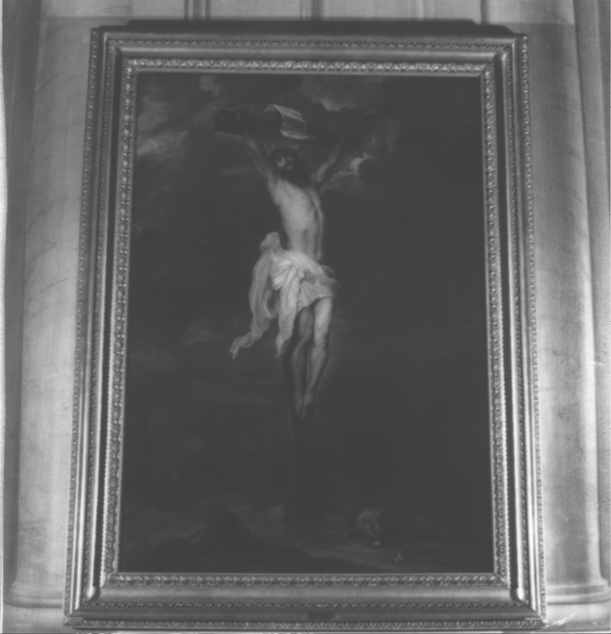 Cristo crocifisso, Crocifissione (dipinto, opera isolata) di Van Dyck Antoon (primo quarto sec. XVII)