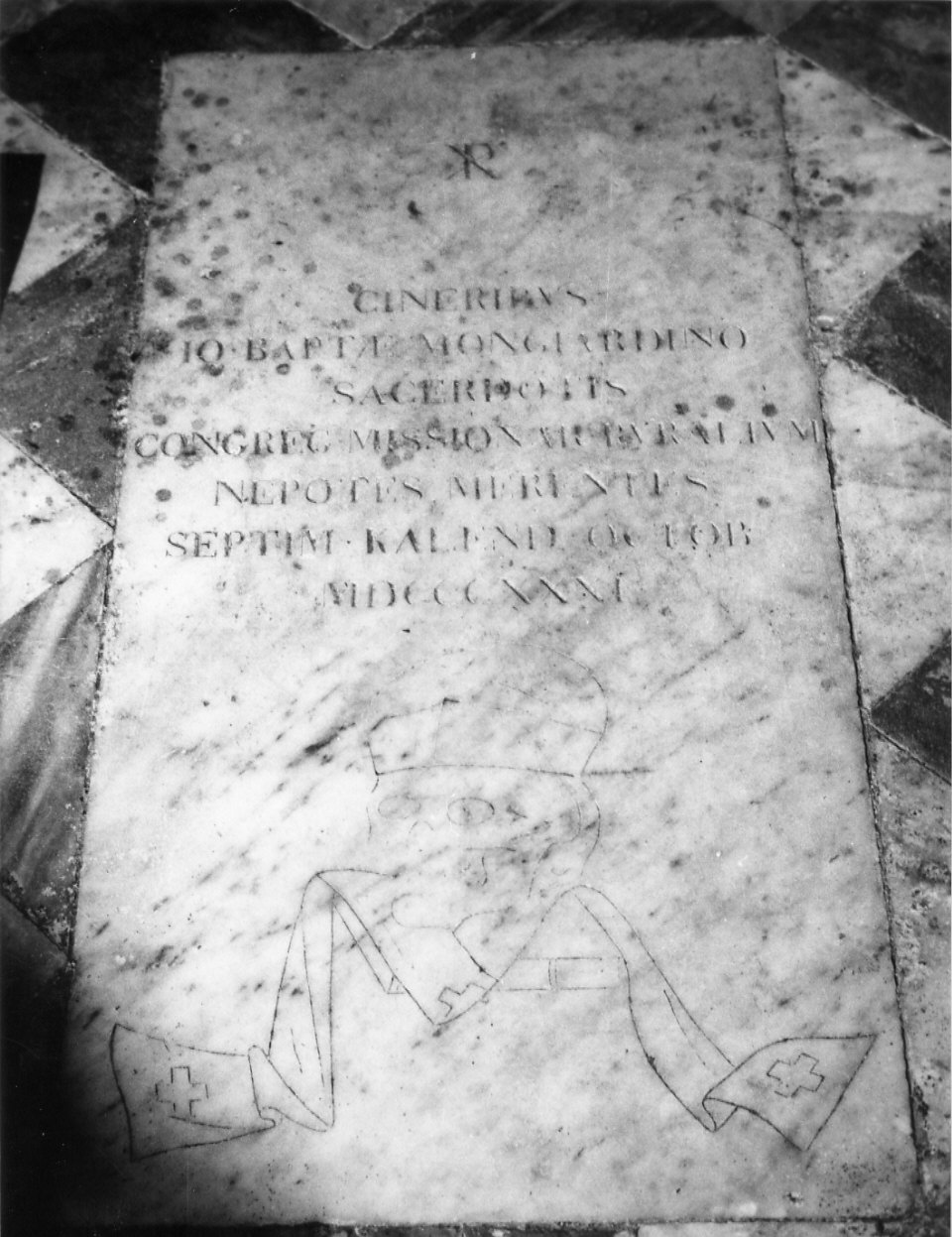 lapide tombale, opera isolata - manifattura ligure (sec. XIX)