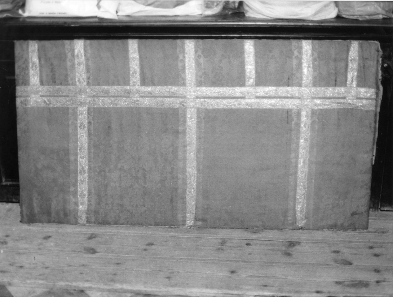 pallio, opera isolata - manifattura ligure (secc. XVIII/ XIX)