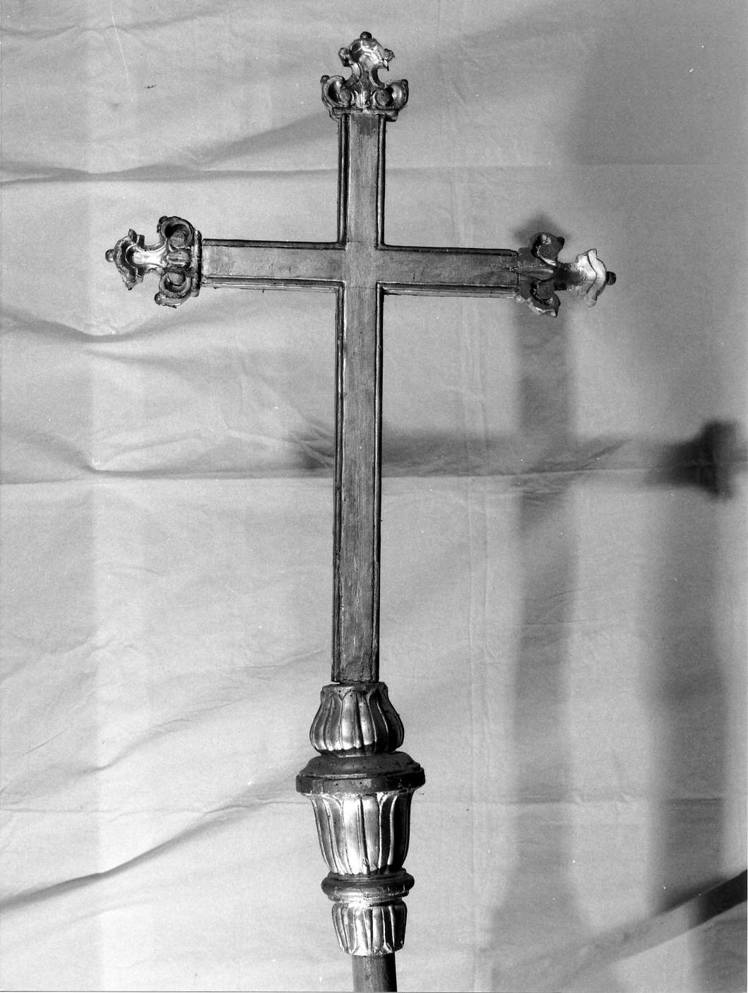 croce processionale, opera isolata - manifattura genovese (sec. XIX)