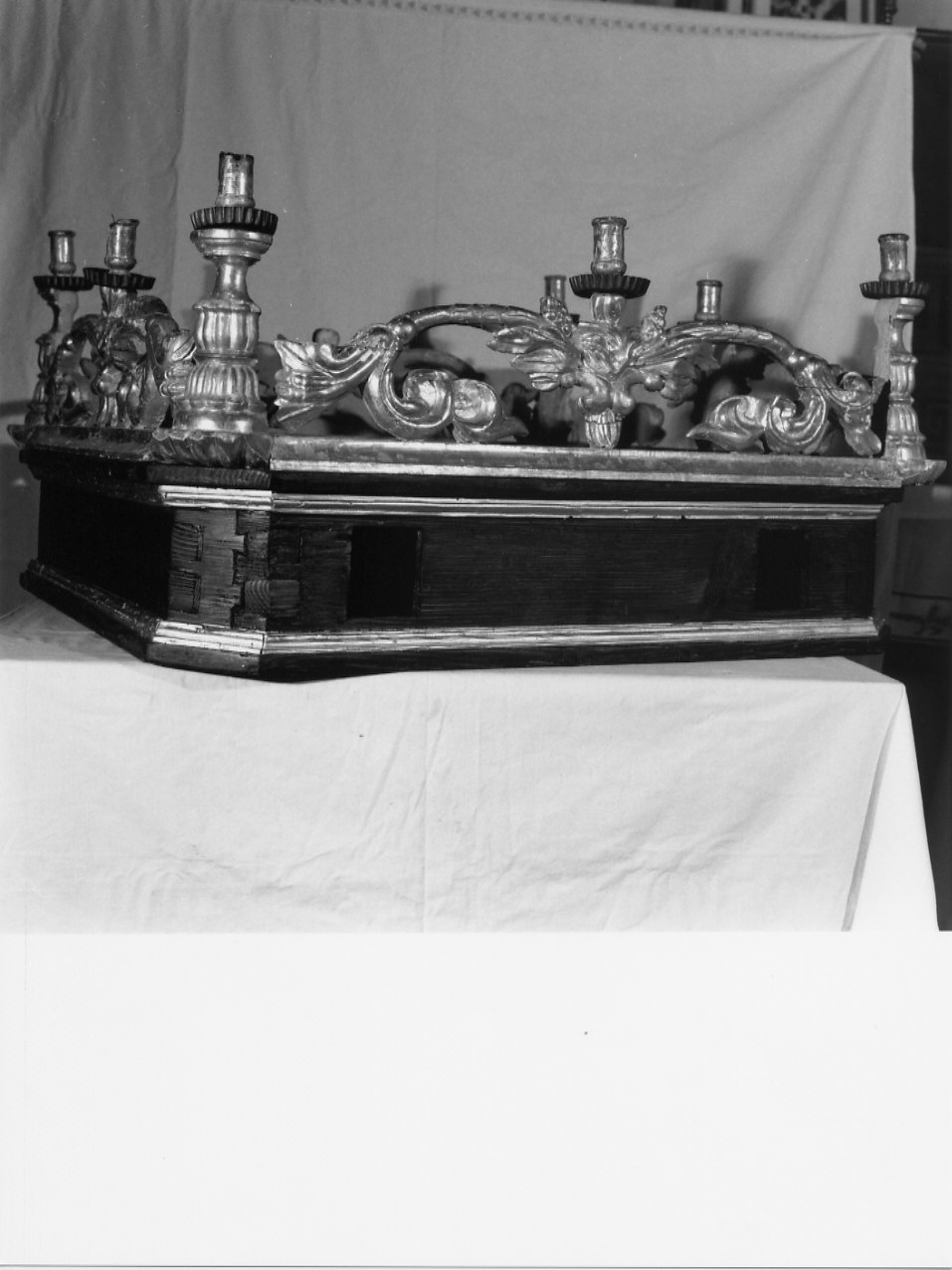 macchina processionale, opera isolata - manifattura genovese (seconda metà sec. XIX)