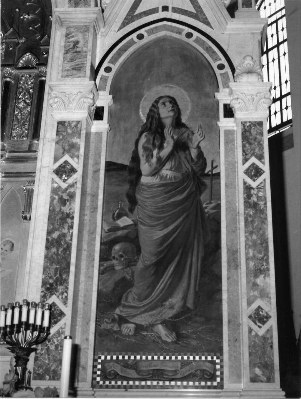Santa Maria Maddalena (dipinto, pendant) di Agretti Luigi (sec. XX)