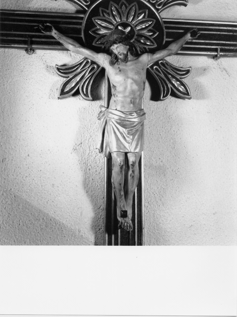 Cristo crocifisso (crocifisso, opera isolata) - ambito ligure (fine/inizio secc. XIX/ XX)