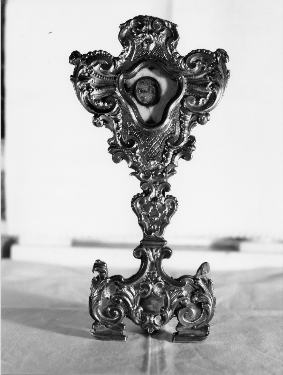 reliquiario - a ostensorio, opera isolata - manifattura genovese (seconda metà sec. XVIII)