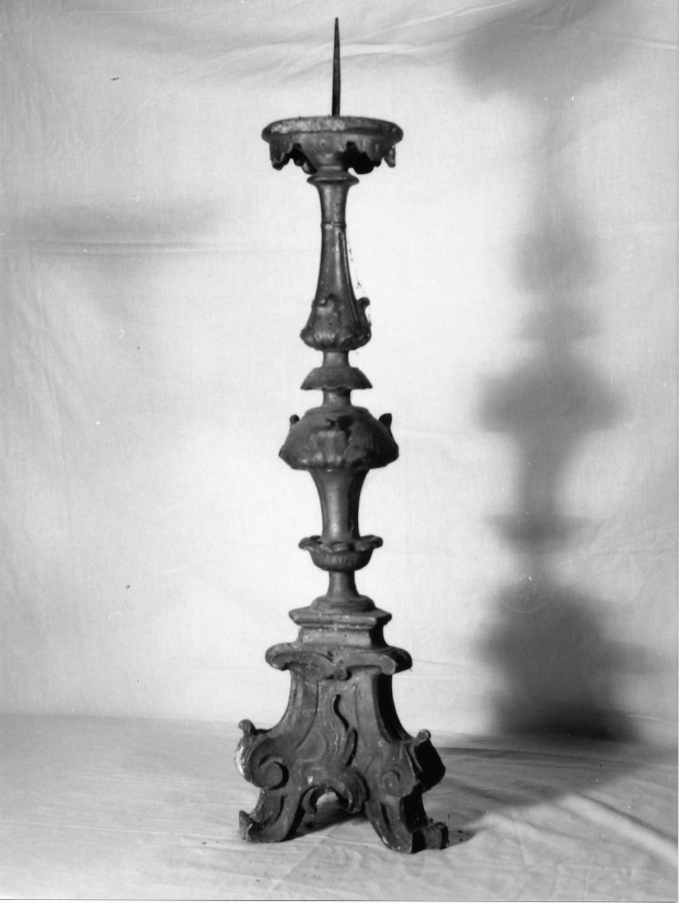 candeliere, serie - manifattura piacentina (seconda metà sec. XVIII)