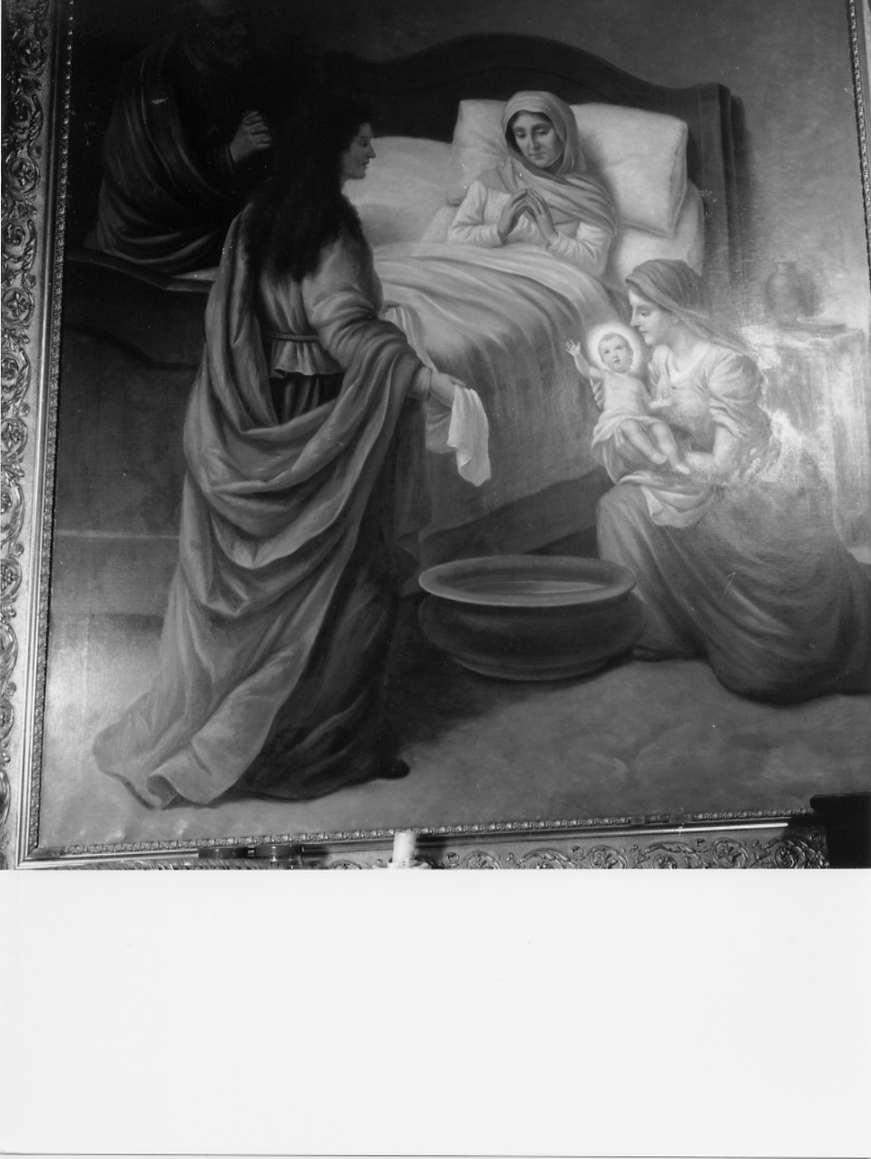 nascita di Maria Vergine (dipinto, opera isolata) - ambito genovese (seconda metà sec. XIX)