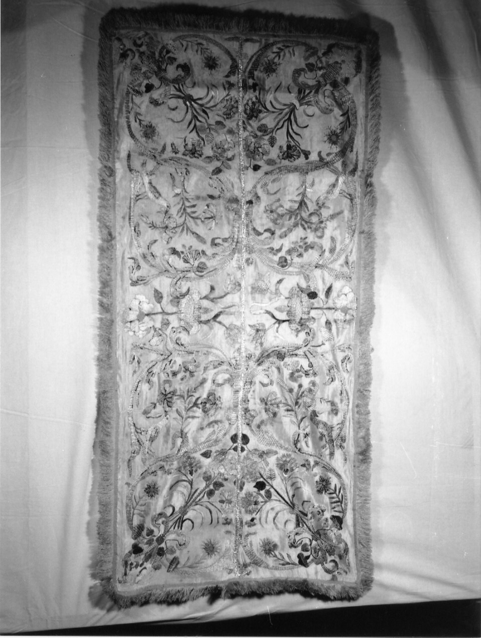 velo omerale, opera isolata - manifattura italiana (prima metà sec. XIX)