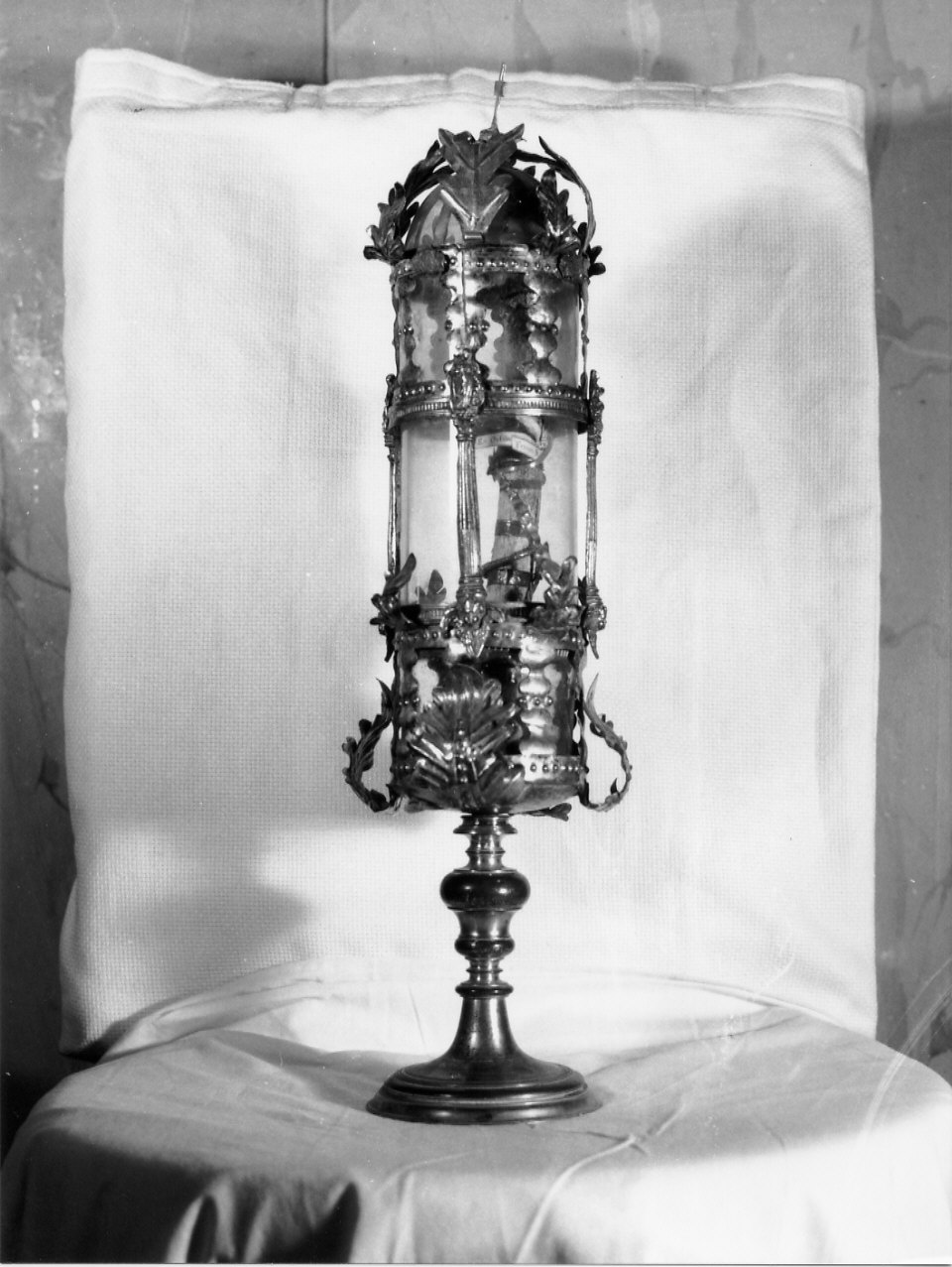 fiala di pellegrinaggio, opera isolata - manifattura genovese (seconda metà sec. XVIII)