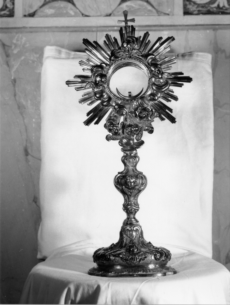 ostensorio - a raggiera, opera isolata - manifattura genovese (metà sec. XVIII)