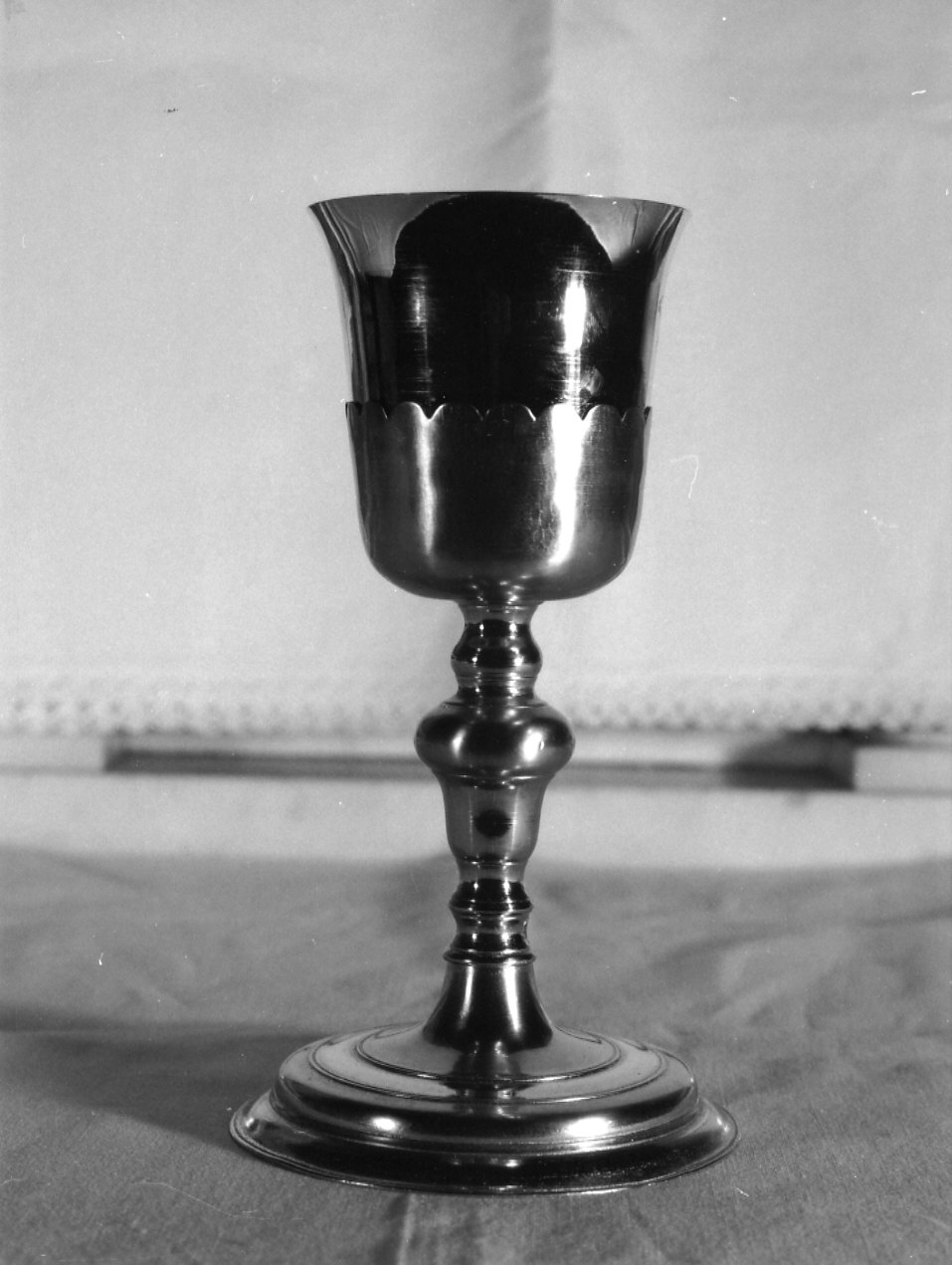 calice, opera isolata - manifattura genovese (sec. XIX)