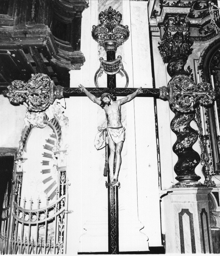 Cristo crocifisso (croce processionale, opera isolata) - bottega italiana (sec. XIX)
