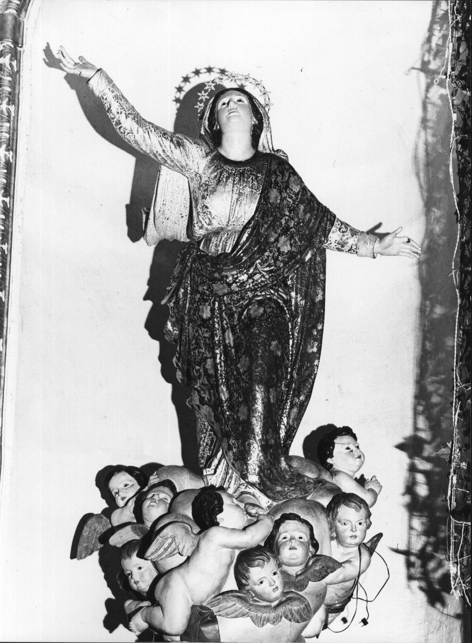 Madonna Assunta (statua processionale, opera isolata) - bottega genovese (prima metà sec. XIX)