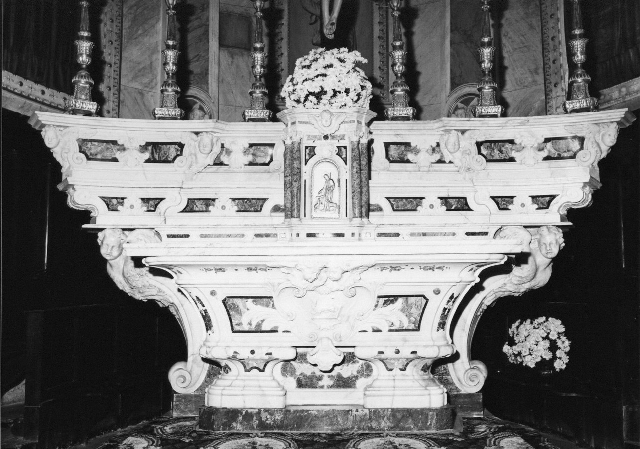 altare maggiore, opera isolata - bottega italiana (sec. XVIII)