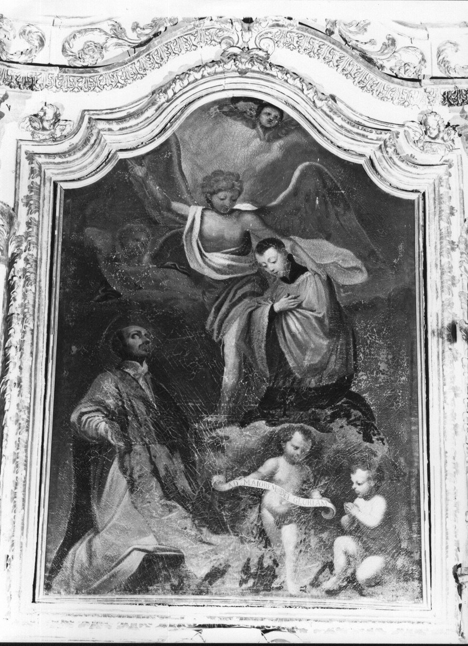 San Luigi Gonzaga e Sant'Ignazio di Loyola (dipinto, opera isolata) - ambito italiano (sec. XVIII)