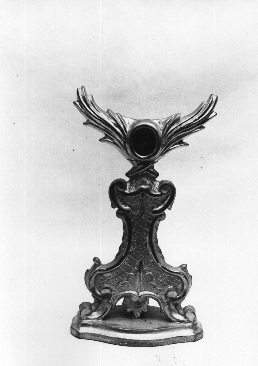 reliquiario-ostensorio, opera isolata - bottega ligure (fine sec. XIX)