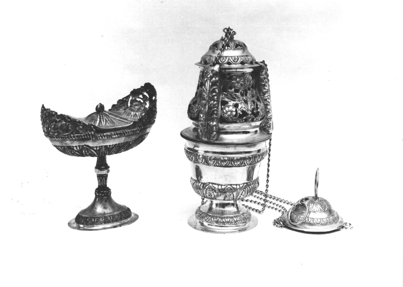 turibolo, insieme - bottega ligure (secondo quarto sec. XIX)