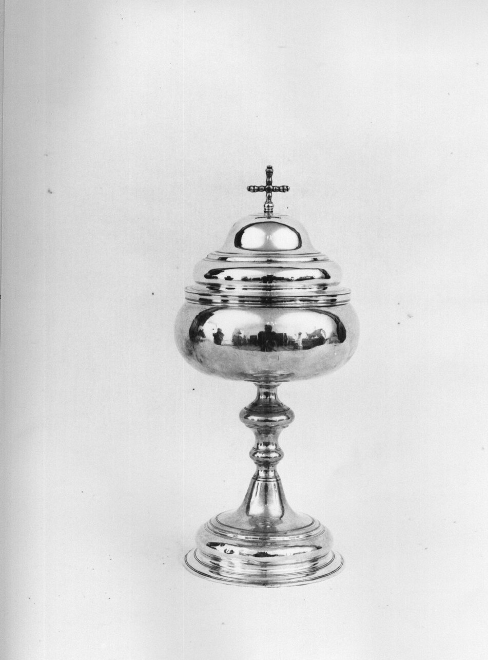 pisside, opera isolata - bottega ligure (sec. XVIII)