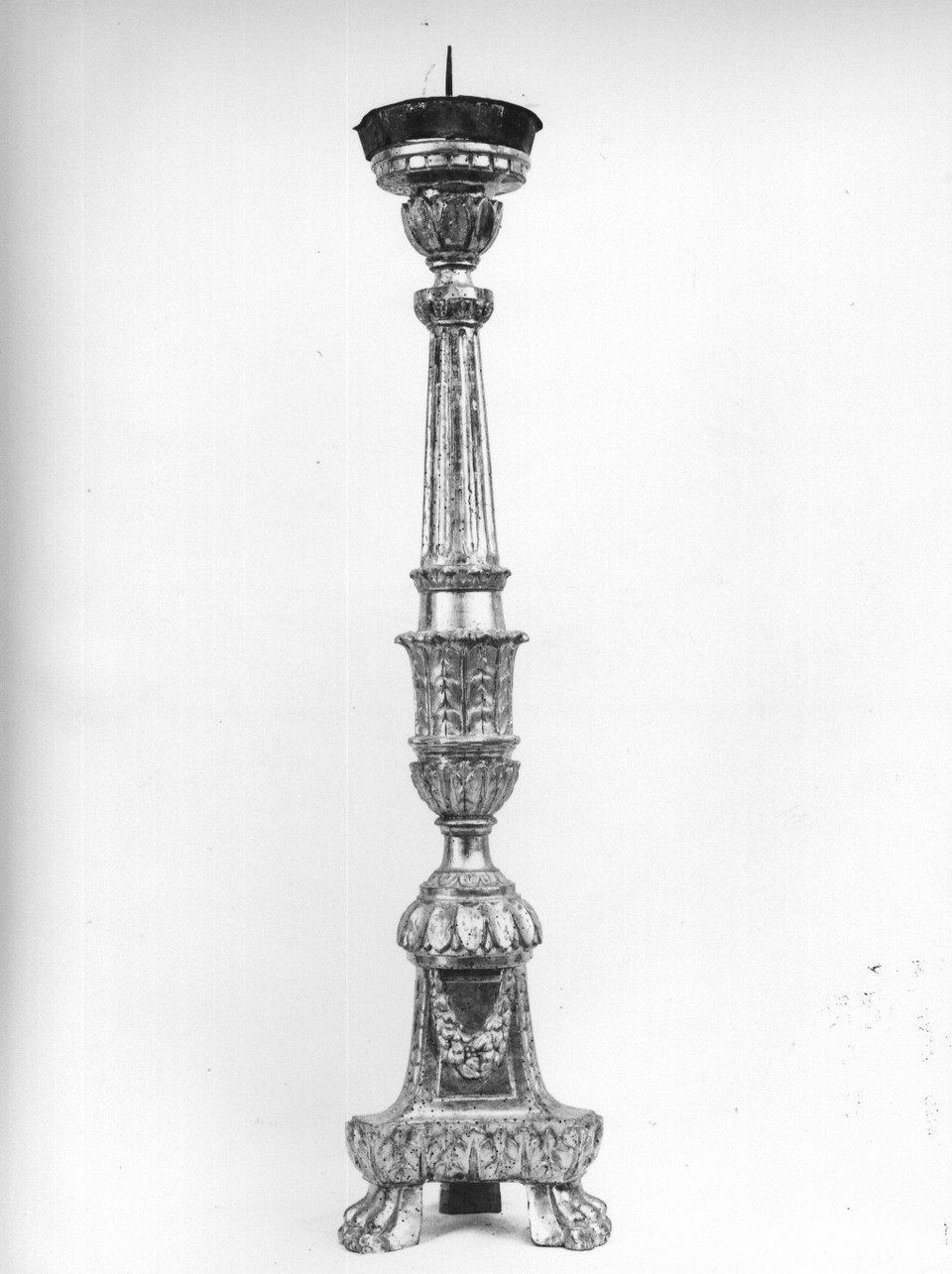 candeliere, serie - bottega ligure (sec. XIX)