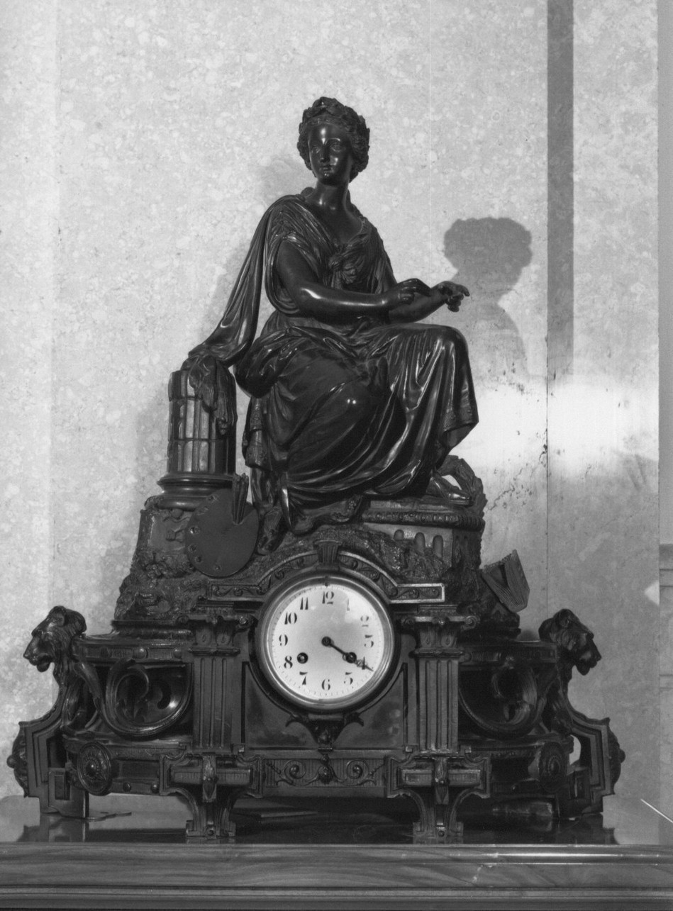 Pittura (orologio - da tavolo, opera isolata) - bottega italiana (primo quarto sec. XX)