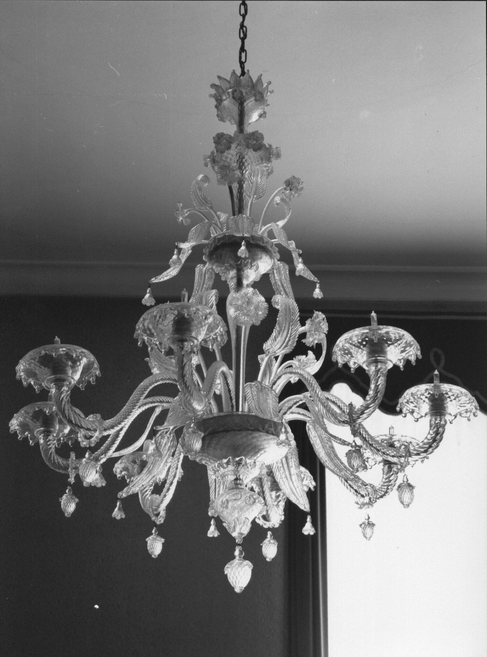 lampadario - a bracci, opera isolata - bottega muranese (prima metà sec. XX)