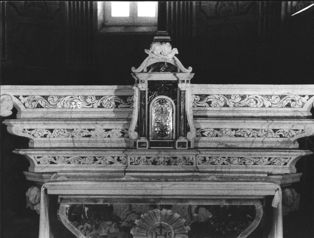 altare maggiore, opera isolata - bottega ligure (inizio sec. XVIII)
