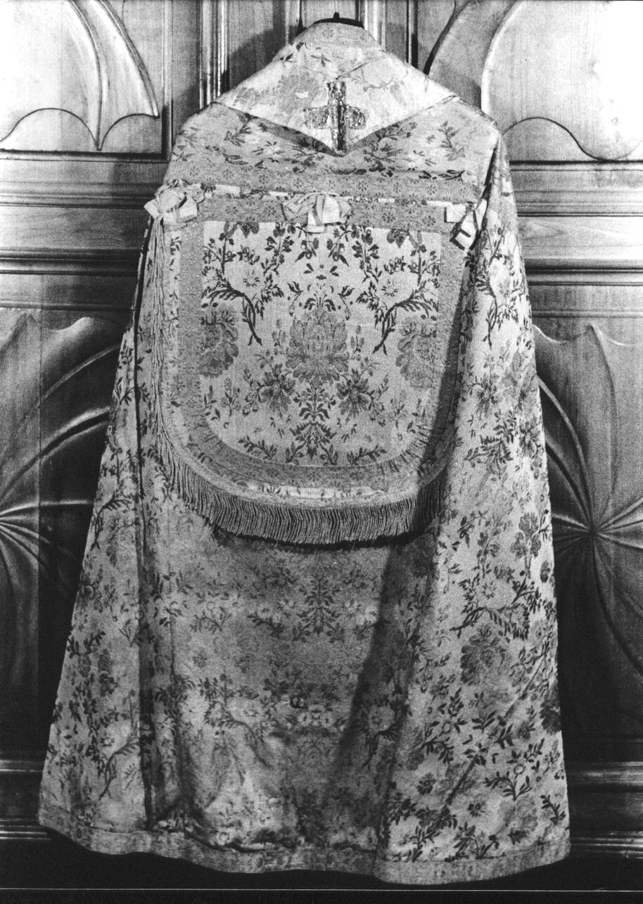 piviale, opera isolata - manifattura ligure (metà sec. XIX)