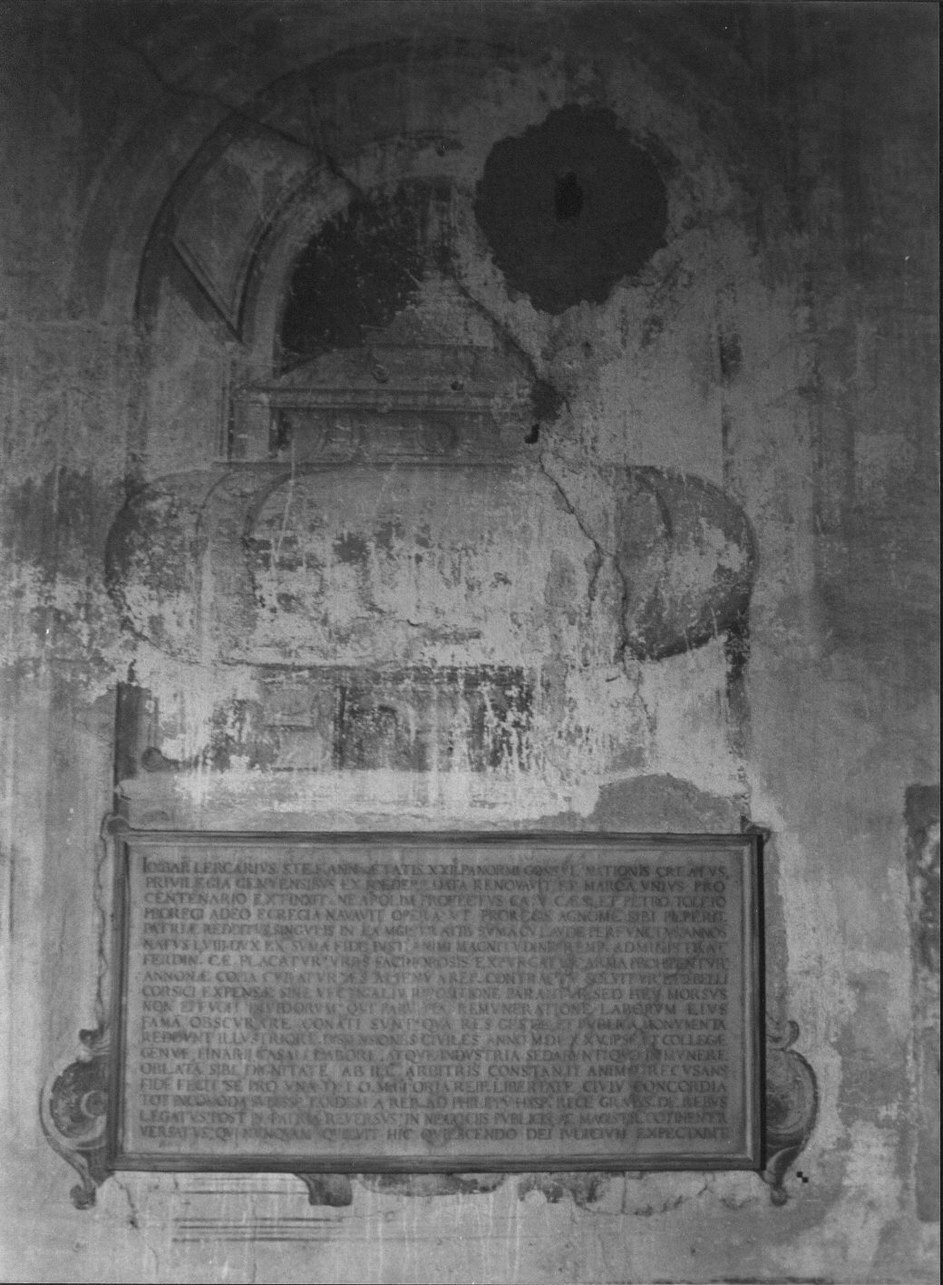 monumento funebre, opera isolata di Calvi Lazzaro, Calvi Pantaleo - bottega ligure (sec. XVI)