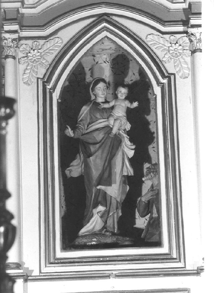 Madonna della Guardia (scultura, opera isolata) di Canepa (bottega) (fine/inizio secc. XIX/ XX)