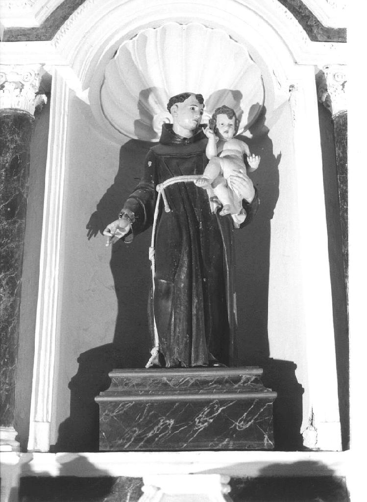 Sant'Antonio da Padova (statua, opera isolata) - bottega ligure (fine/inizio secc. XIX/ XX)