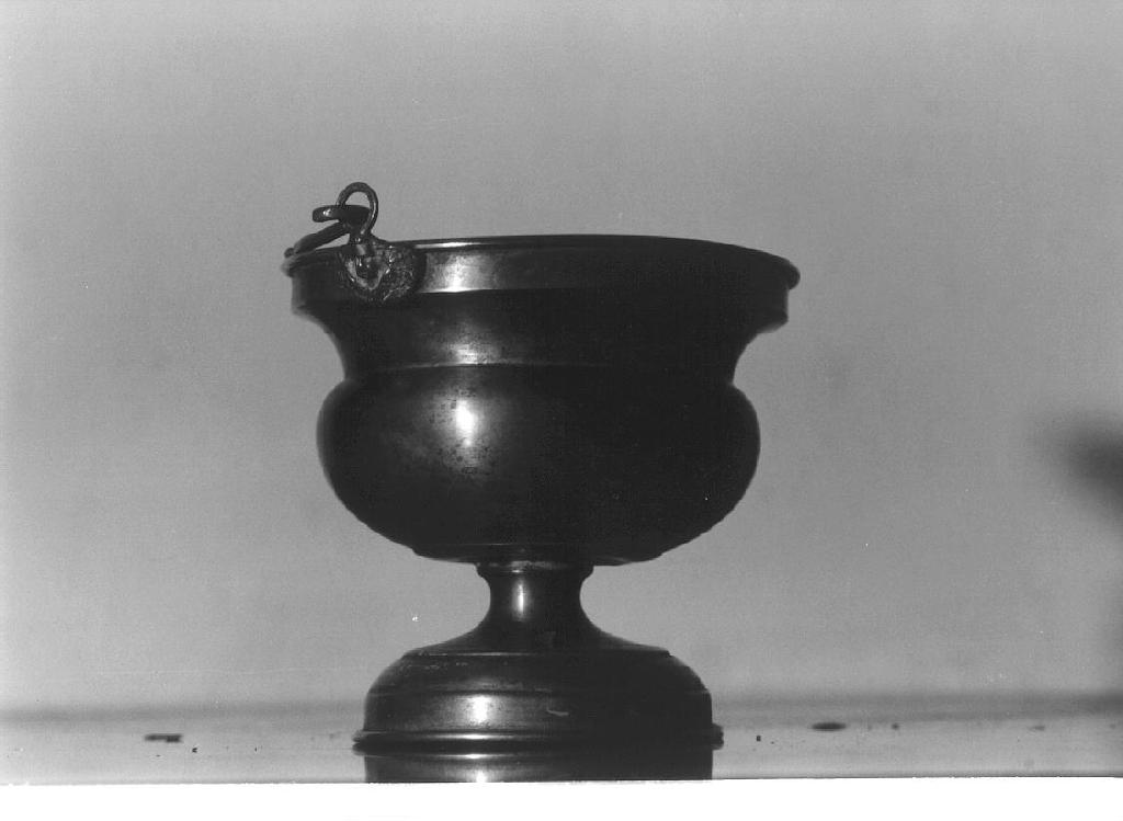 secchiello per l'acqua benedetta, opera isolata - PRODUZIONE LIGURE (prima metà sec. XIX)