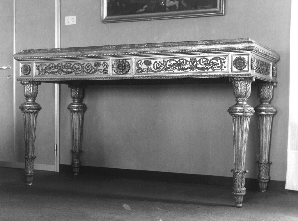 console, opera isolata - bottega ligure (ultimo quarto sec. XVIII)