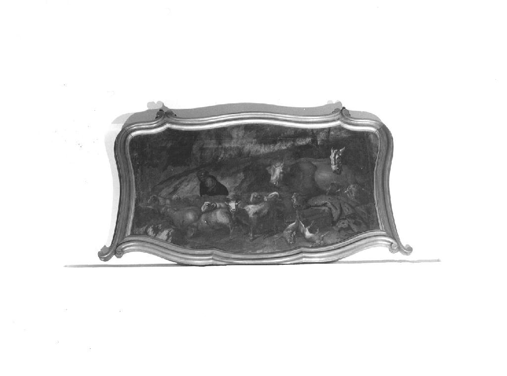 scena pastorale (dipinto, opera isolata) - ambito ligure (sec. XVIII)