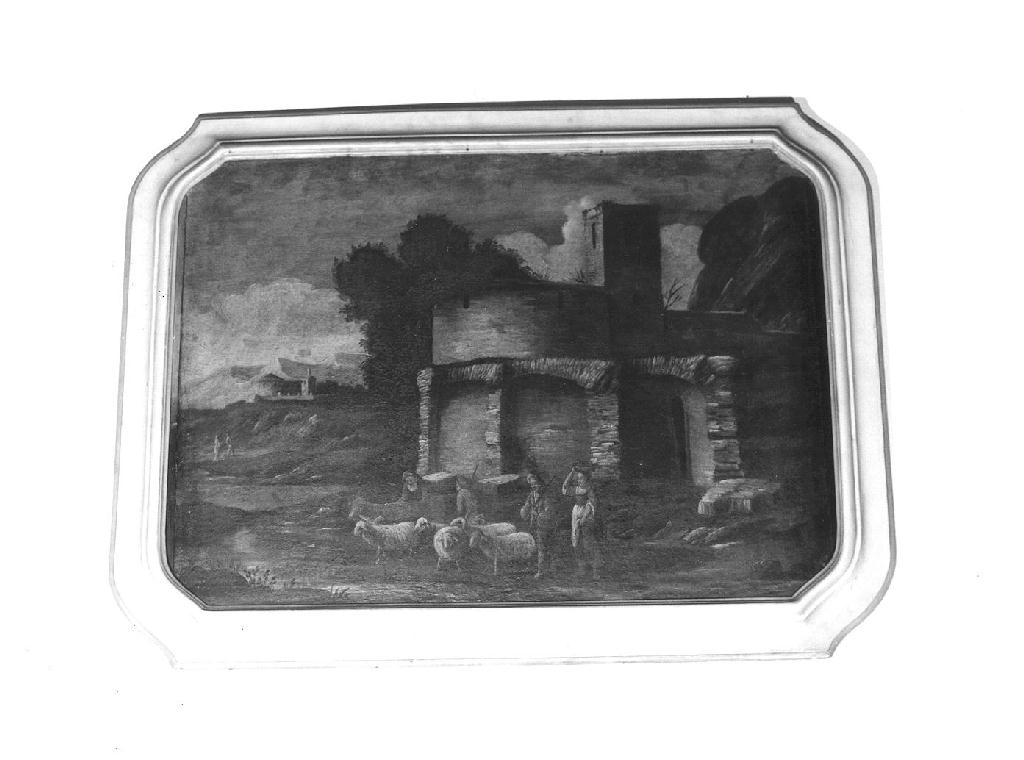 PAESAGGIO CON ROVINE (dipinto, coppia) - ambito ligure (ultimo quarto sec. XVIII, sec. XIX)