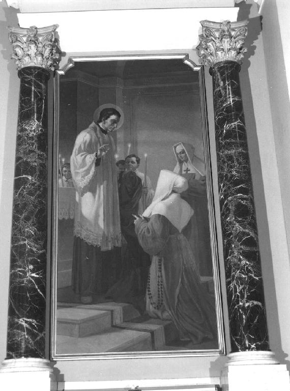 San Luigi dei Francesi (dipinto, opera isolata) di Bevilacqua Giovanni (sec. XX)