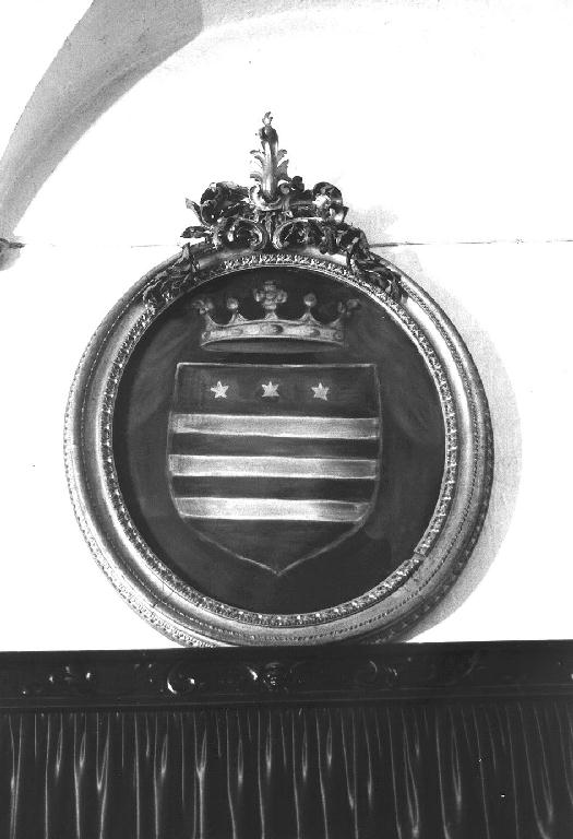 motivo decorativo floreale (cornice, opera isolata) - bottega ligure (seconda metà sec. XIX)