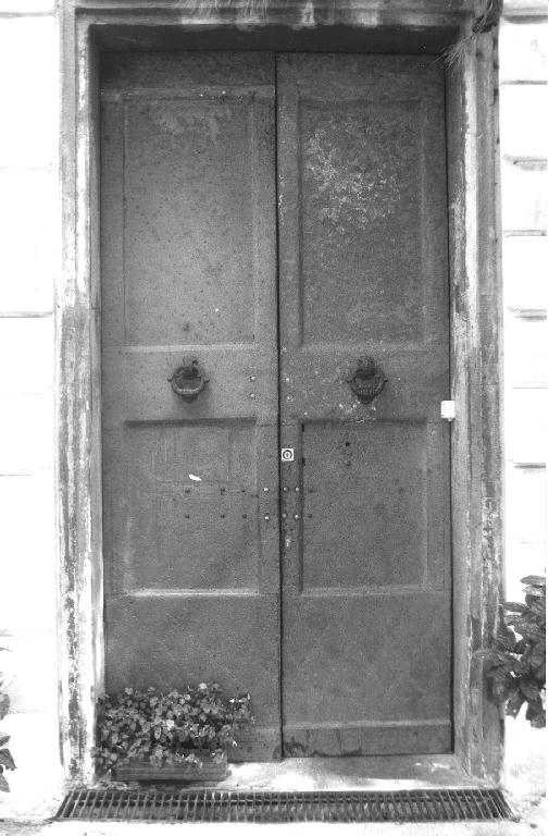 portone, opera isolata - bottega ligure (sec. XIX)