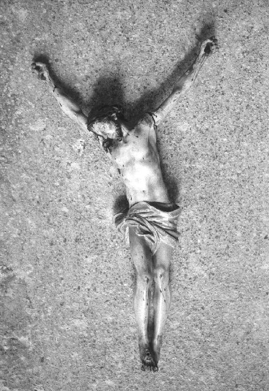 CRISTO CROCIFISSO (crocifisso, opera isolata) - bottega ligure (sec. XIX)